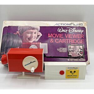 Vintage 1972 Walt Disney Movie Viewer Color Cassette Lonesome Ghosts